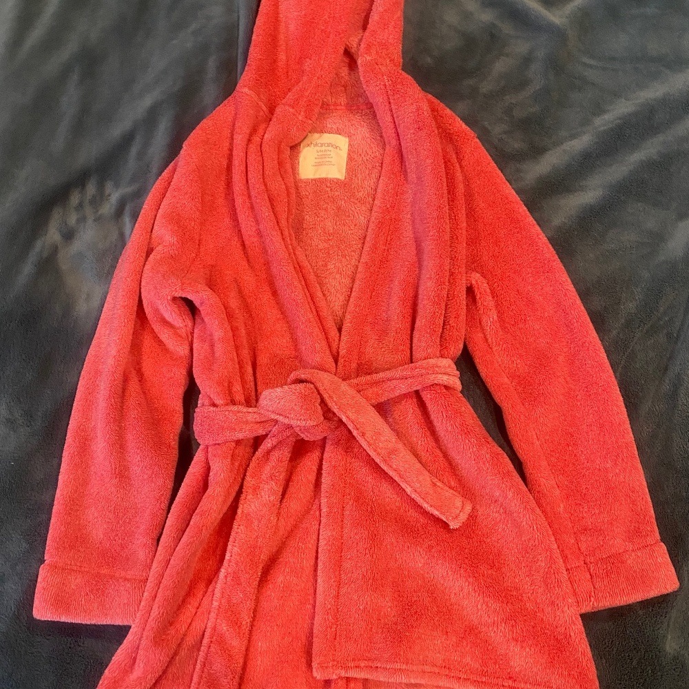 Target fuzzy pink robe